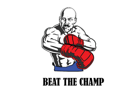 Beat the Champ 💪 logo boxing fitness