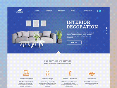 Interior Decoration Website