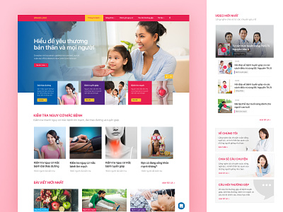 Healthcare Homepage Concept