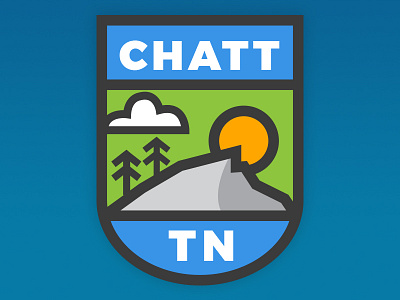 Chattanooga chattanooga mountains sticker