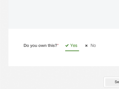 Yes or No, It's sexy! ;) decidequick forms radio button