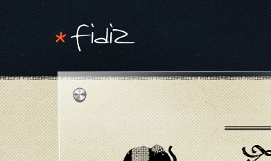 Fidiz / Change in plans. :) / glass finish banner fidiz glass header logo textured