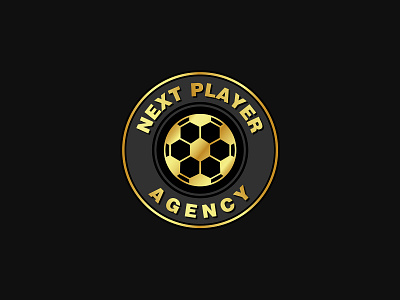 Nextplayer logo branding design football illustration illustrator logo logo design logodesign logotype sport agency sport agency sportlogo