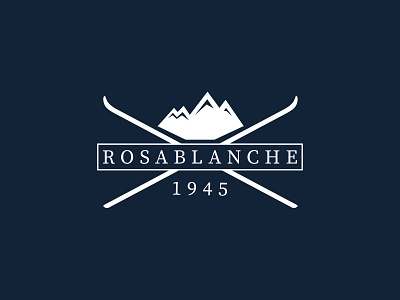Rosablanche logo design illustration logo logo design logodesign logotype mountain mountain logo ski ski logo snow snow logo sport logo sports sports branding winter winter logo