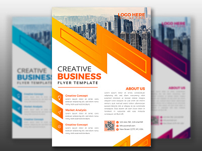 Creative Business Flyer Template I Flyer Design by Manir Khan on Dribbble