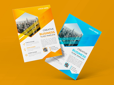 Creative Business Flyer agency brand identity brochure business corporate corporate flyer design flyer flyer design illustration modern