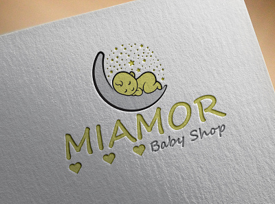 Baby Shop Logo baby baby logo baby shop logo company branding logo logo design logos minimalist logo shop logo