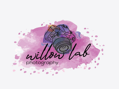 watercolor logo design
