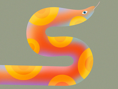S for the scariest things in the world 36 days of type abc alphabet animation editorial illustration graphic design illustration meditation minimal relax snake sound design