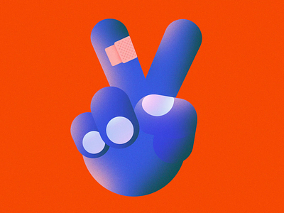 V for Victory 36 days of type abc alphabet animation editorial illustration illustration illustrator minimal relax sound design type typography v victory sign