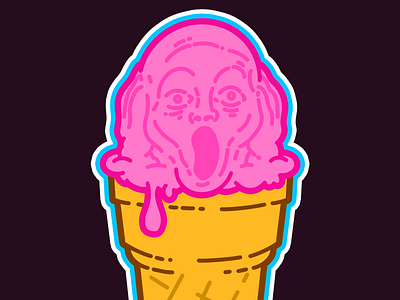 Ice Scream apparel design graphic design illustration