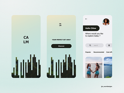 Calm app ui design meditation app mobile app design sleep app ui uiux