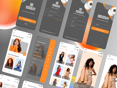 Dorray online store UI design
