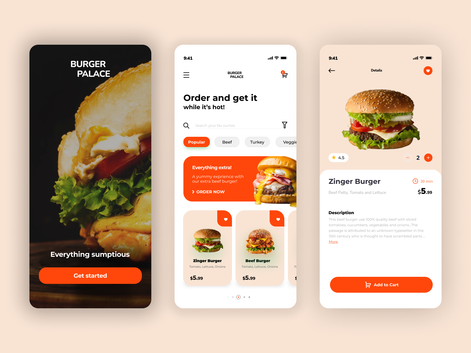 Burger Palace by Olawumi Aiwinnilomo on Dribbble