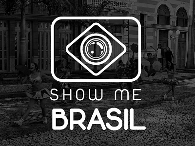 Show me Brasil brazil camera carnaval logo logo design tourism