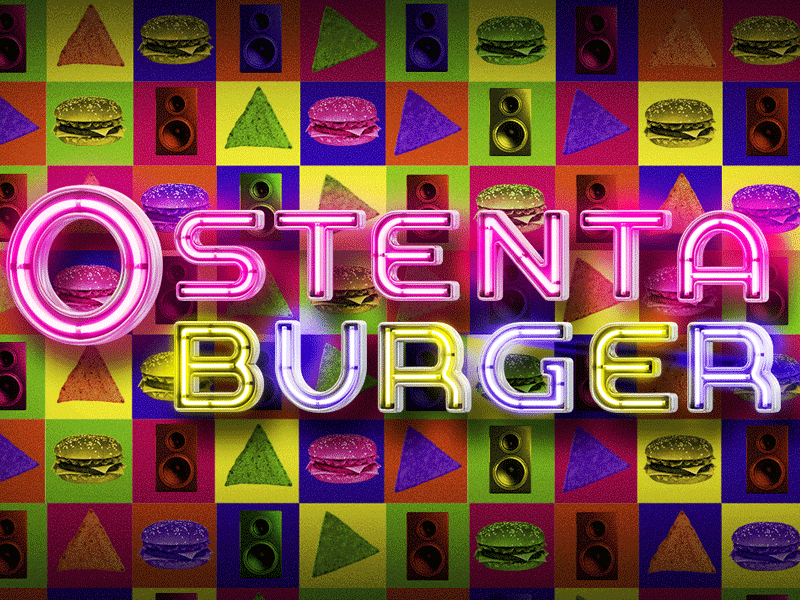 OstentaBurger bobs burger funk funk ostentação logo ostentation