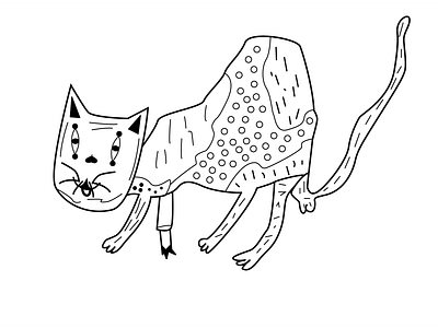 Cat art cat cats design illustration illustrator minimal vector vector illustration vectorart