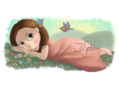 Not titled yet character design characterdesign children book illustration childrens book childrens illustration girl character girl illustration illustration illustrator photoshop