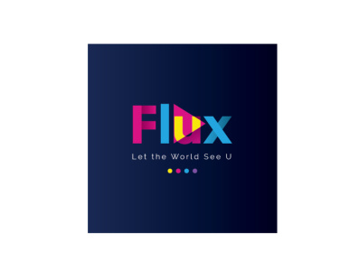 FluxVideo branding colorful logo illustration illustrator logo logo design logobranding logodaily logodesign logotype typography typography art typography design typography logo vector