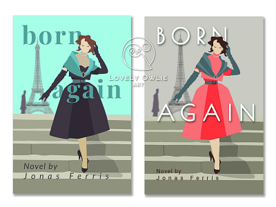 Book Cover 2 Versions book art book cover book cover design book design book illustration fifties woman logo daily popular fonts 2021 retro design retro logo retro poster vintage book cover vintage logo vintage poster vintage posters