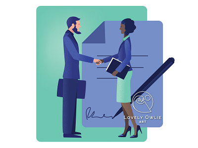 ManAndWomanShakingHands business business illustration business illustrations colleagues shaking hands contract flat design illustration 2021 logo daily logo design logodesign man and woman shaking hands modern illustration modern illustration 2021 modern illustrations office colleagues office illustration owl logo signing conctract vector illustration vector illustration flat design