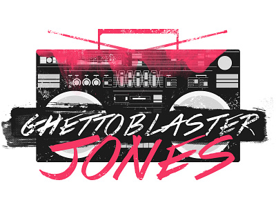 Ghetto Blaster Jones boombox dj music