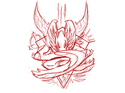 Kha'Zix Rought Sketch