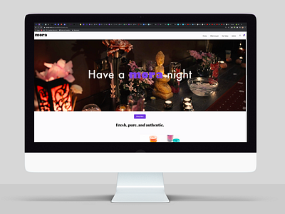 MORA E-Commerce Website branding logo typography web development website