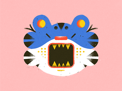 Year of the Tiger cat character design digital art illustration tiger vector
