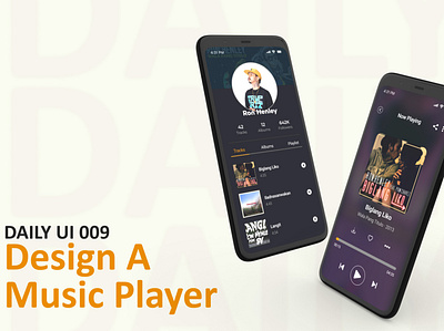 Daily UI 009 daily ui daily ui 009 daily ui9 design figma graphic design music player ui ui challenge