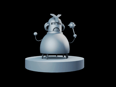 Alien Slug Overlord v1 3d 3d print c4d character cinema 4d model toy design