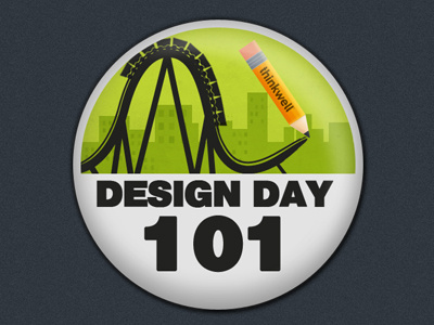 Design Day 101 button design illustration pin