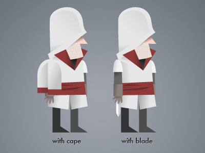 Assassin Creed character designs cartoon character