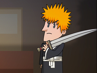 Bleach vs the Sixth Sense shot 3 cartoon character illustration