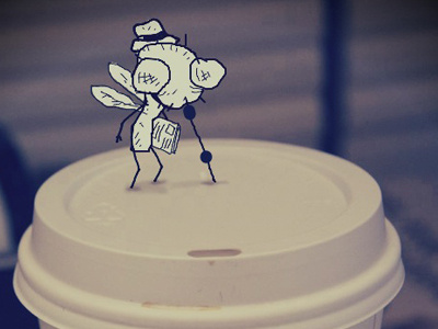 Coffee Bug bug doodle drawing illustration photo sketch