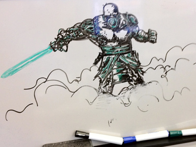 Star Wars White Board Doodle doodle illustration white board