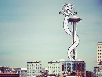 Snakecolpios Doodle Monster doodle monster photography seattle sketch