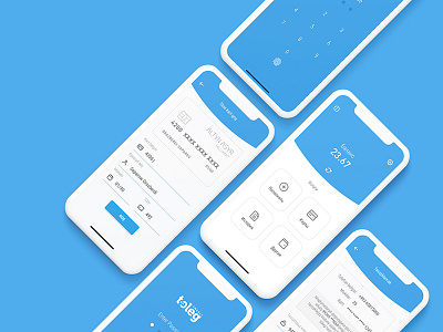 Tmcell Toleg App app clean flat mobile payment ui ux