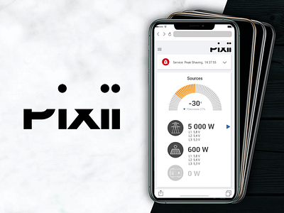 Pixii Power Remote app mobile app design mobile ui ui