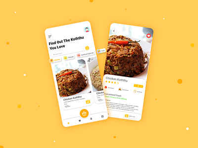 Food Mobile App UI/UX Design appdesign concept design e comerce eat food food and drink food app food delivery food delivery app foodie healthyfood mobile app mobile ui mockup modern restuarant ui uiux uiuxdesign