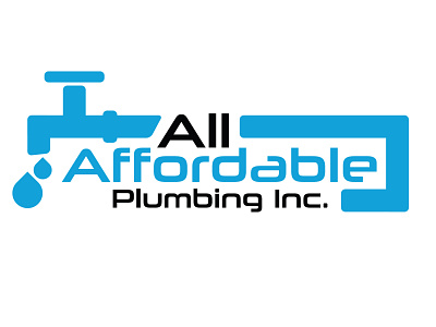 All Affordable Plumbing Inc Company Logo affordable blue business inc llc logo plumbing plumbinglogo png logo smallbusiness vectorwork