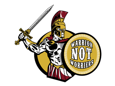 Warriors Not Worriers Illustration