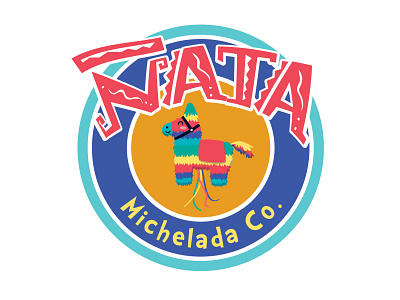 Nata Michelada Co Logo colorful fiesta mexico michelada mix piñata spicy