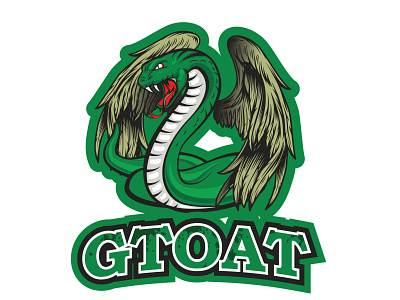 GTOAT brand gaminglogo logo
