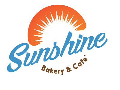 Sunshine Bakery Cafe bakery bakerylogo branding breakfast cafe cafe logo logo sun sunny sunrise