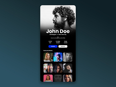 User Profile - Daily UI Challenge #6