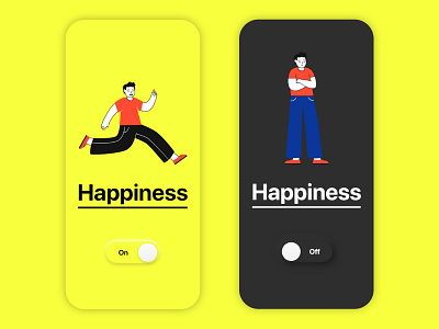 On/Off Switch - Daily UI Challenge #15 adobe xd clean daily 100 challenge daily ui illustration minimal mobile ui on off switch philippines ui uiux ux