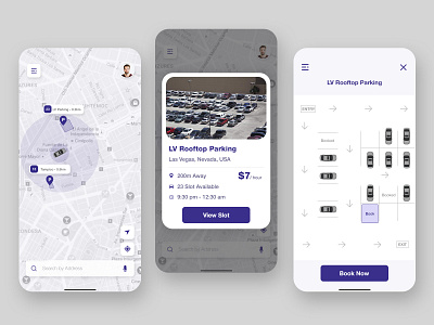 Car Parking App Design