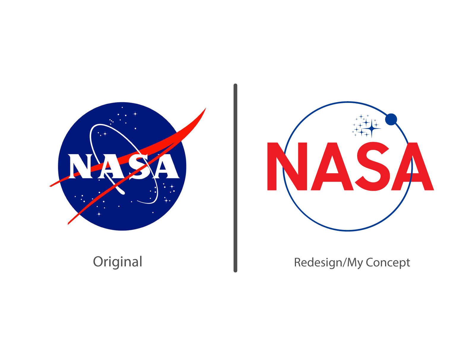 NASA Logo-Logo Redesign My Concept designed by designrtist. 