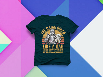 The Dadalorian Like A Dad T Shirt Design